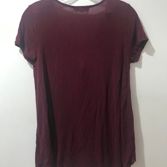 Maroon Tunic Shirt - Picture 2 of 4